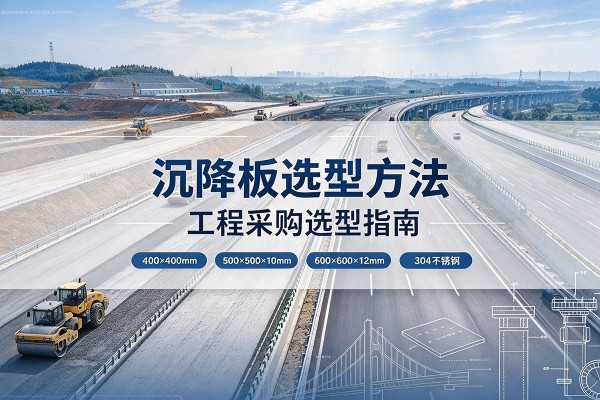 代县沉降板选择方法