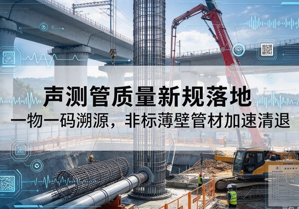 代县声测管质量新规落地，一物一码溯源，非标薄壁管材加速清退