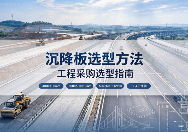 代县沉降板选择方法